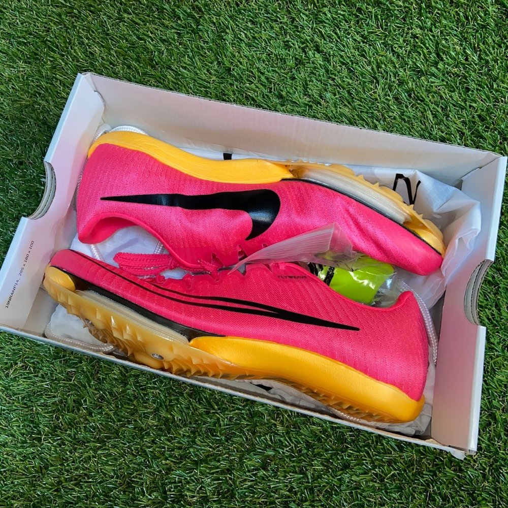 Nike Air Zoom Maxfly Hyper Pink Rose Track Spikes Shoes DH5359-600 Mens 8.5 NEW